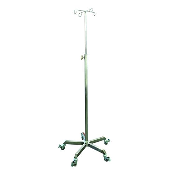 IV Stand S/S 4 Hook