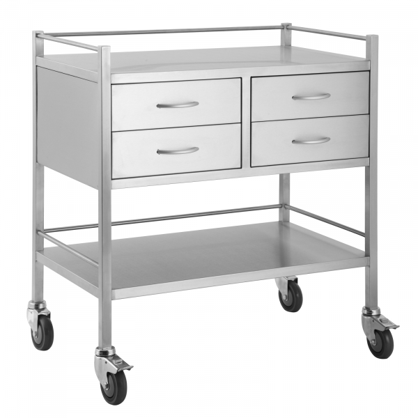 Double Trolley Four Drawer