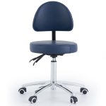 Round Stool With Backrest
